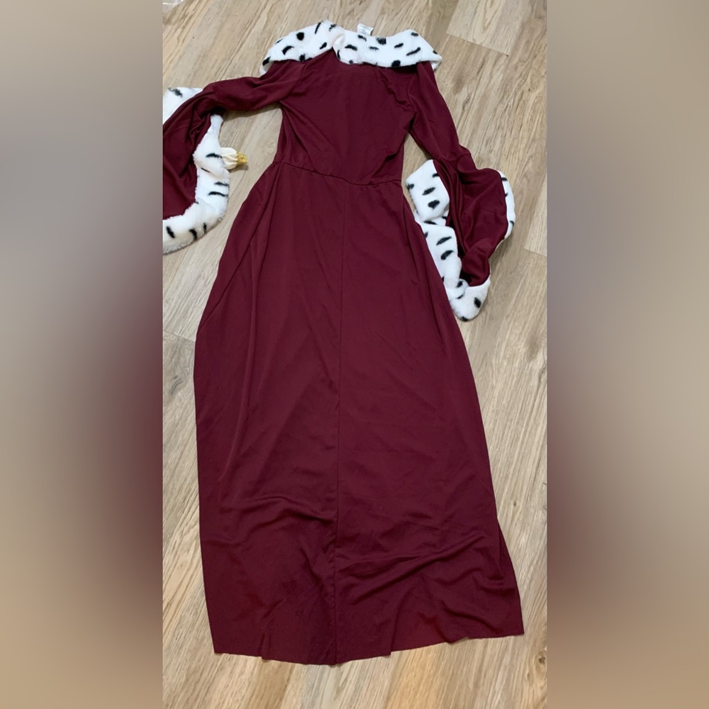 Royal Queen Costume Renaissance Plush Halloween Womens Medium 8 10 NEW - Picture 2 of 8